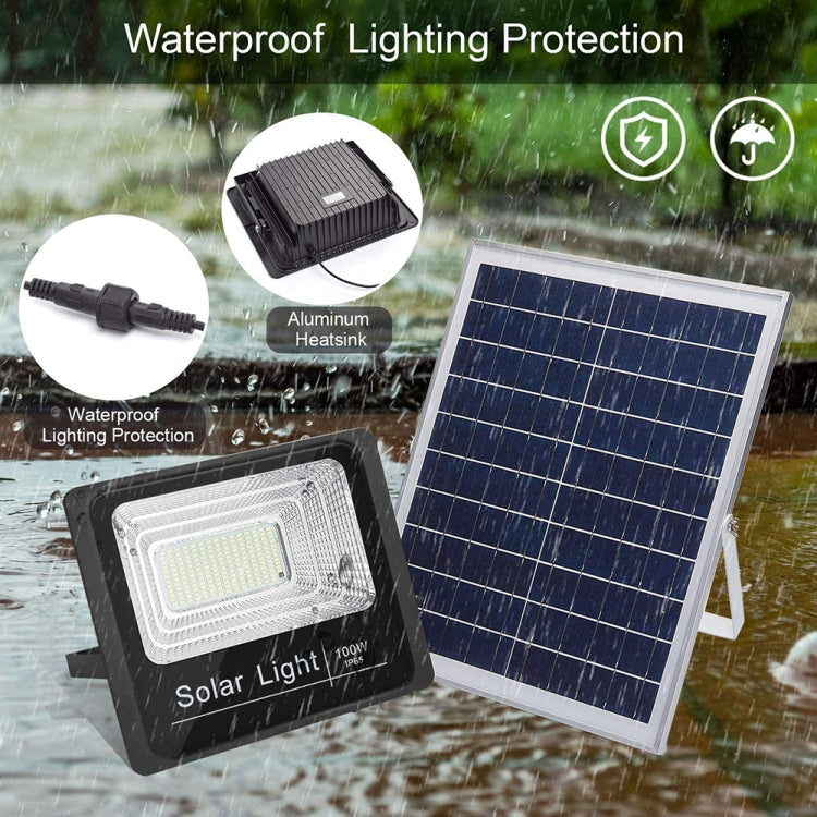 100W 281 LEDs IP67 Waterproof Solar Power Flood Light with Remote Control - Solar Lights by PMC Jewellery | Online Shopping South Africa | PMC Jewellery | Buy Now Pay Later Mobicred