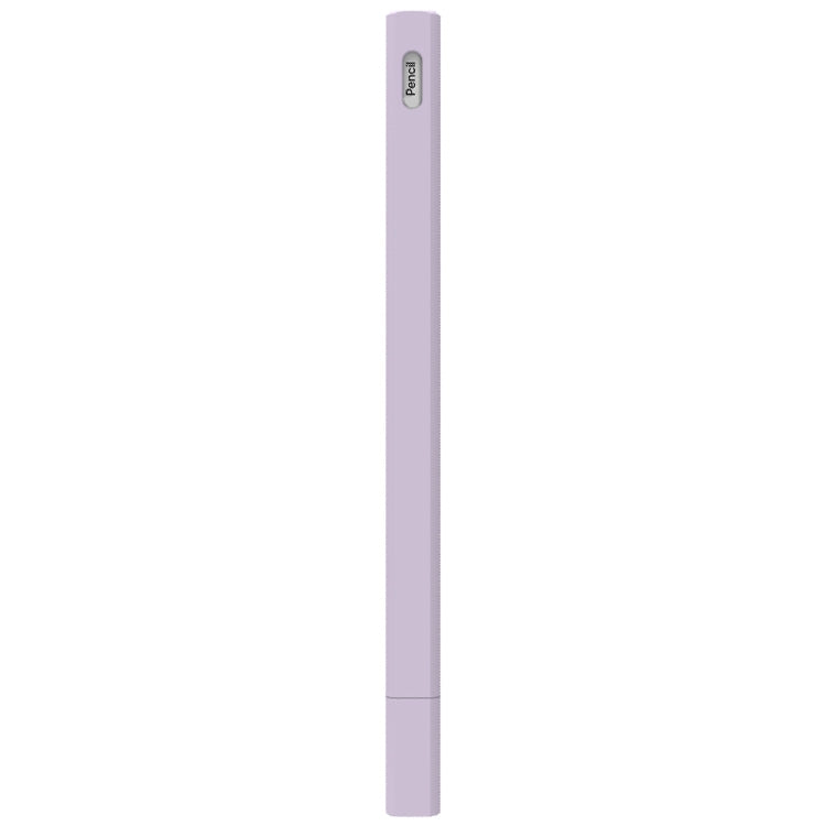 LOVE MEI For Apple Pencil 2 Triangle Shape Stylus Pen Silicone Protective Case Cover(Purple) - Pencil Accessories by LOVE MEI | Online Shopping South Africa | PMC Jewellery | Buy Now Pay Later Mobicred