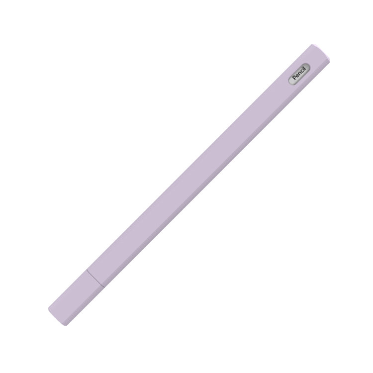 LOVE MEI For Apple Pencil 2 Triangle Shape Stylus Pen Silicone Protective Case Cover(Purple) - Pencil Accessories by LOVE MEI | Online Shopping South Africa | PMC TechLife | Buy Now Pay Later Mobicred