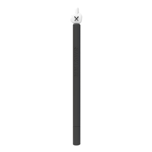 LOVE MEI For Apple Pencil 2 Middle Finger Shape Stylus Pen Silicone Protective Case Cover (Black) - Pencil Accessories by LOVE MEI | Online Shopping South Africa | PMC Jewellery