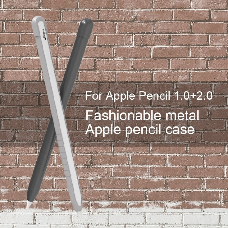 Metal Matte Non-slip Stylus Pen Protective Case for Apple Pencil 2 (Black) - free shipping - PMC Jewellery - Order now!