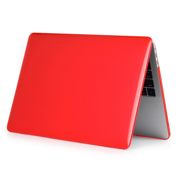 ENKAY Hat-Prince 2 in 1 Crystal Hard Shell Plastic Protective Case + US Version Ultra-thin TPU Keyboard Protector Cover for 2016 New MacBook Pro 13.3 inch with Touchbar (A1706)(Red) - MacBook Pro Cases by ENKAY | Online Shopping South Africa | PMC Jewellery | Buy Now Pay Later Mobicred