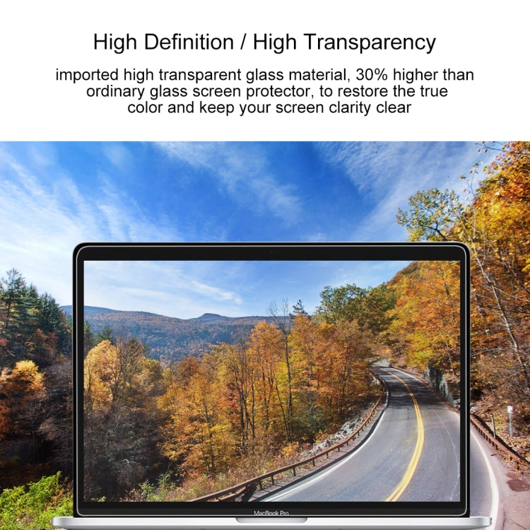 10 PCS For MacBook Pro 16 inch 9H Laptop Tempered Glass Screen Protective Film - Screen Protectors by PMC Jewellery | Online Shopping South Africa | PMC Jewellery | Buy Now Pay Later Mobicred