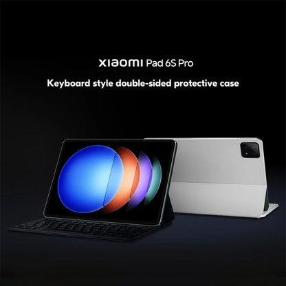 Original For Xiaomi Pad 6S Pro Keyboard Protective Leather Case (White) - Others Keyboard by Xiaomi | Online Shopping South Africa | PMC Jewellery | Buy Now Pay Later Mobicred