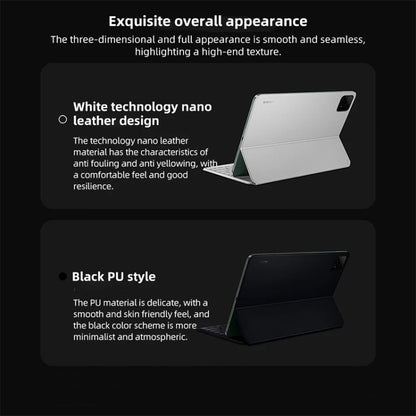 Original For Xiaomi Pad 6S Pro Keyboard Protective Leather Case (White) - Others Keyboard by Xiaomi | Online Shopping South Africa | PMC Jewellery | Buy Now Pay Later Mobicred
