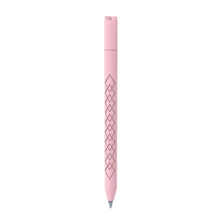 For Apple Pencil (USB-C) Diamond Pattern Silicone Stylus Pen Protective Case (Pink) - Pencil Accessories by PMC Jewellery | Online Shopping South Africa | PMC Jewellery | Buy Now Pay Later Mobicred
