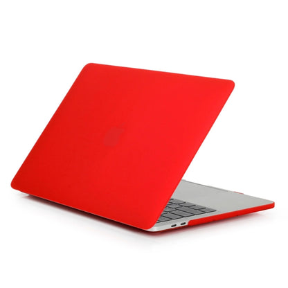 ENKAY Hat-Prince 2 in 1 Frosted Hard Shell Plastic Protective Case + Europe Version Ultra-thin TPU Keyboard Protector Cover for 2016 MacBook Pro 13.3 Inch without Touch Bar (A1708) (Red) - MacBook Pro Cases by ENKAY | Online Shopping South Africa | PMC Jewellery | Buy Now Pay Later Mobicred