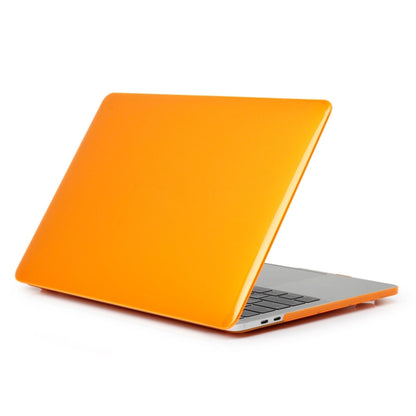 ENKAY Hat-Prince 2 in 1 Crystal Hard Shell Plastic Protective Case + Europe Version Ultra-thin TPU Keyboard Protector Cover for 2016 MacBook Pro 15.4 Inch with Touch Bar (A1707) (Orange) - MacBook Pro Cases by ENKAY | Online Shopping South Africa | PMC Jewellery | Buy Now Pay Later Mobicred