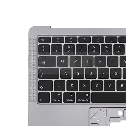 For Macbook Air 13 2020 M1 A2337 C-side Cover + UK Edition Key Board (Black) - Bottom Cover by PMC Jewellery | Online Shopping South Africa | PMC Jewellery