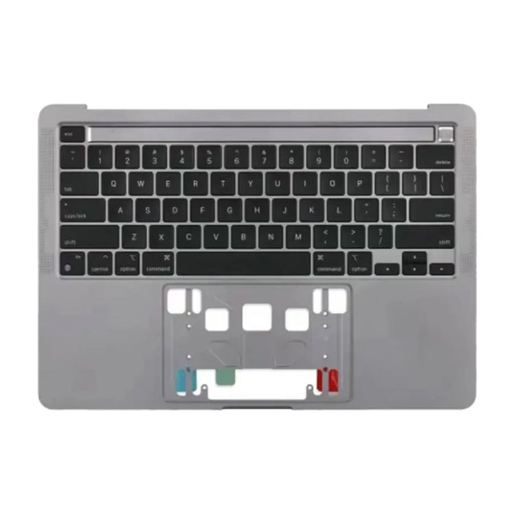 For MacBook Pro Retina 13 inch A2289 2020 C-side Cover + US Edition Key Board (Grey) - Bottom Cover by PMC TechLife | Online Shopping South Africa | PMC TechLife