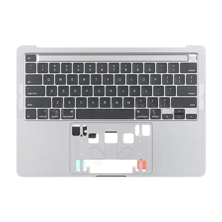For MacBook Pro Retina 13 inch A2289 2020 C-side Cover + US Edition Key Board (Silver) - Bottom Cover by PMC TechLife | Online Shopping South Africa | PMC TechLife