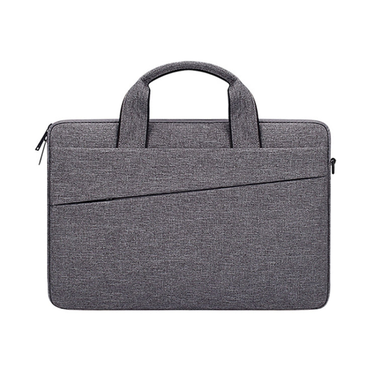 ST03S 13.3 inch Double Side Pockets Wearable Oxford Cloth Soft Handle Portable Laptop Tablet Bag(Deep Space Gray) - 13.3 inch by PMC Jewellery | Online Shopping South Africa | PMC Jewellery | Buy Now Pay Later Mobicred