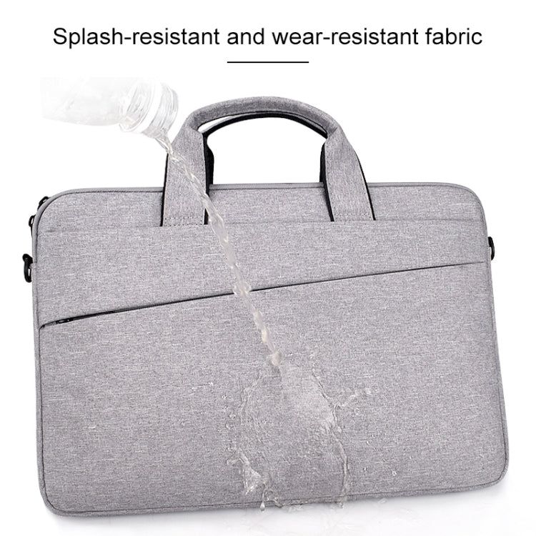 ST03S 15.6 inch Double Side Pockets Wearable Oxford Cloth Soft Handle Portable Laptop Tablet Bag(Grey) - 15.6 - 17 inch by PMC TechLife | Online Shopping South Africa | PMC TechLife | Buy Now Pay Later Mobicred