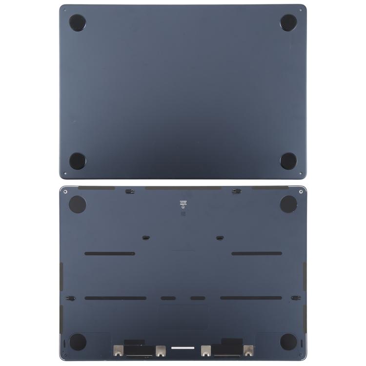 For MacBook Air 13.6 inch A3113 2024 EMC8611 Computer Case Bottom Cover (Midnight) - Bottom Cover by PMc TechLife | Online Shopping South Africa | PMc TechLife | Buy Now Pay Later Mobicred