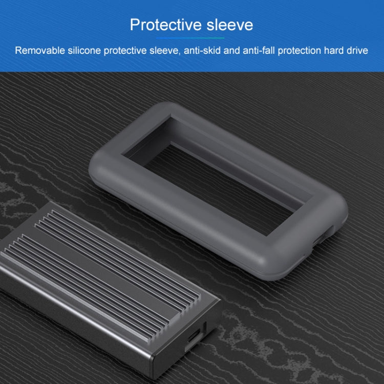 Blueendless M.2 NVME Thunderbolt 3 Solid State Mobile Hard Disk Box Hard Disk Drive(Grey) - free shipping - PMC Jewellery - Order now!