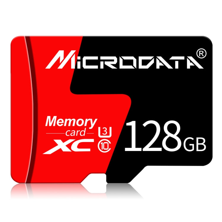 MICRODATA 128GB U3 Red and Black TF(Micro SD) Memory Card - free shipping - PMC Jewellery - Order now!