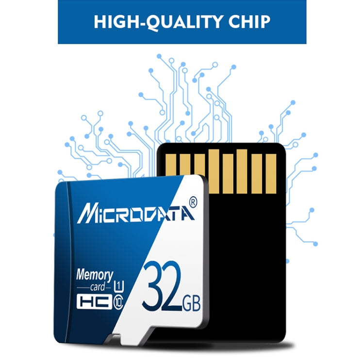 MICRODATA 128GB U3 Blue and White TF(Micro SD) Memory Card - Micro SD Card by MiCRODATA | Online Shopping South Africa | PMC Jewellery | Buy Now Pay Later Mobicred