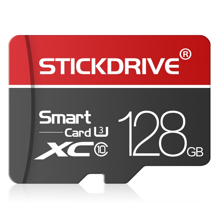 STICKDRIVE 128GB U3 White Line Red and Black TF(Micro SD) Memory Card - Micro SD Card by STICKDRIVE | Online Shopping South Africa | PMC Jewellery | Buy Now Pay Later Mobicred