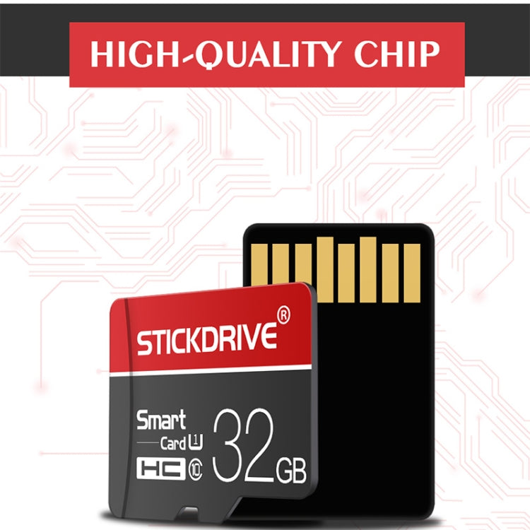 STICKDRIVE 128GB U3 White Line Red and Black TF(Micro SD) Memory Card - Micro SD Card by STICKDRIVE | Online Shopping South Africa | PMC Jewellery | Buy Now Pay Later Mobicred