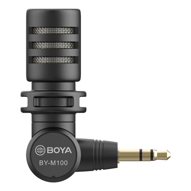 BOYA BY-M100 3.5mm Interface Mini Omnidirectional Condenser Microphone, Suitable for SLR Cameras - Microphone by BOYA | Online Shopping South Africa | PMC Jewellery