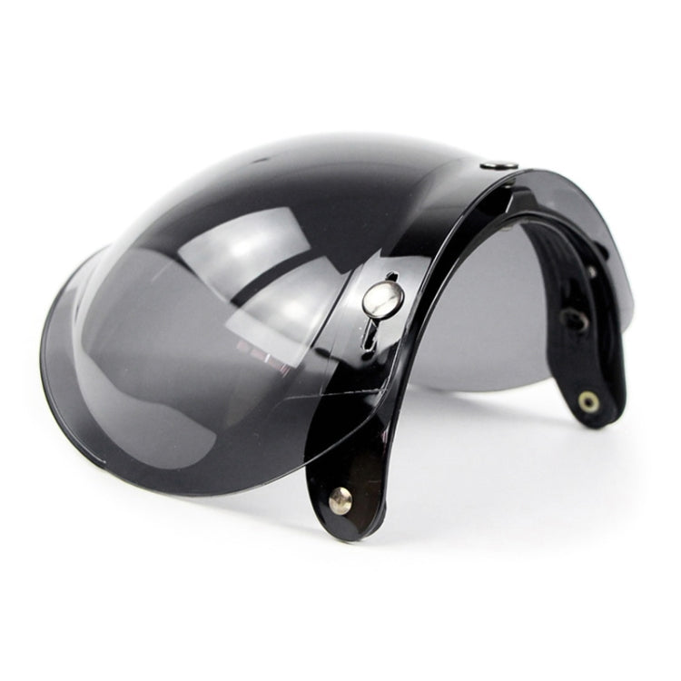Soman Motorcycle Bubble Visor Open Face Helmet Visor Helmet Windshield Shield with Transparent Frame(Transparent) - free shipping - PMC TechLife - Order now!