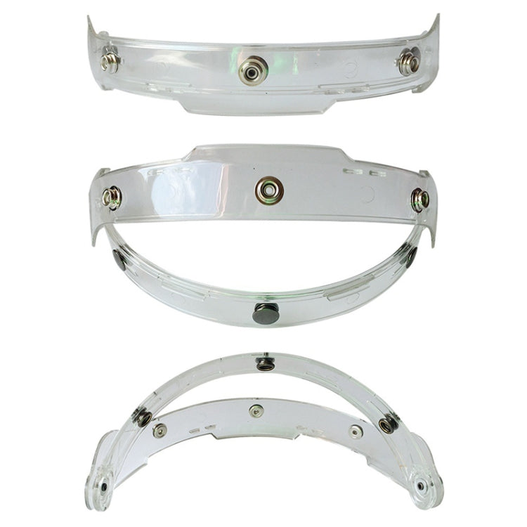 Soman Motorcycle Bubble Visor Open Face Helmet Visor Helmet Windshield Shield with Transparent Frame(Transparent) - free shipping - PMC TechLife - Order now!