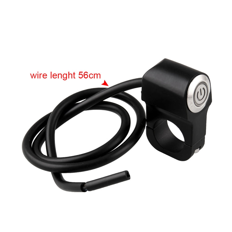 MB-BS001-R Motorcycle Motorcycle Switches 22mm Handlebar Mount Switch Headlight Hazard Brake Light Power Switch with Indicator Light (Red Light) - Electrical System by PMC Jewellery | Online Shopping South Africa | PMC Jewellery | Buy Now Pay Later Mobicred