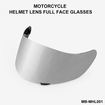 MB-MHL001 Motorcycle Helmet Shield Glasses Helmet Lens Full Face Visor Helmet Visor for AGV K3-SV K5(Silver) - Helmets by PMC Jewellery | Online Shopping South Africa | PMC Jewellery | Buy Now Pay Later Mobicred