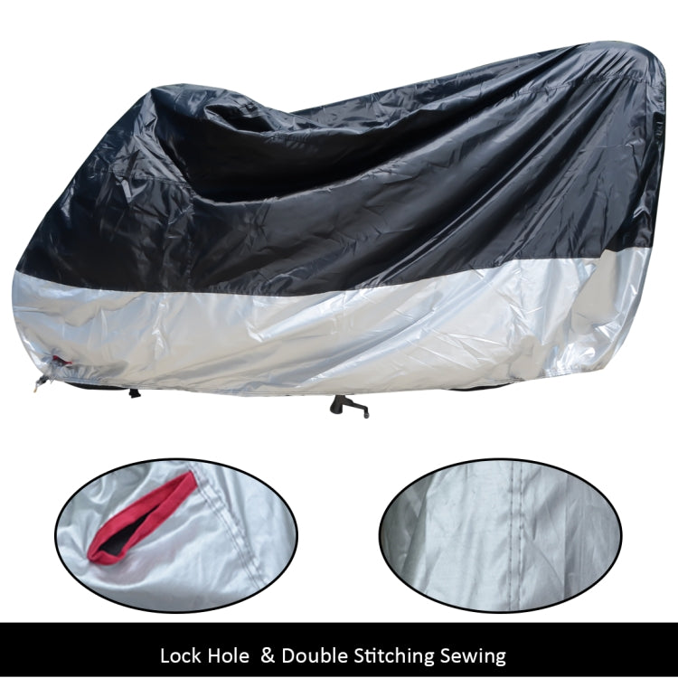 210D Oxford Cloth Motorcycle Electric Car Rainproof Dust-proof Cover, Size: XL (Silver) - Raincoat by PMC TechLife | Online Shopping South Africa | PMC TechLife | Buy Now Pay Later Mobicred