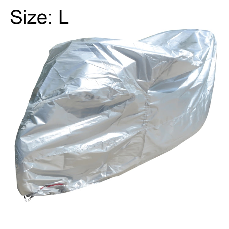 210D Oxford Cloth Motorcycle Electric Car Rainproof Dust-proof Cover, Size: L (Silver) - Raincoat by PMC TechLife | Online Shopping South Africa | PMC TechLife | Buy Now Pay Later Mobicred