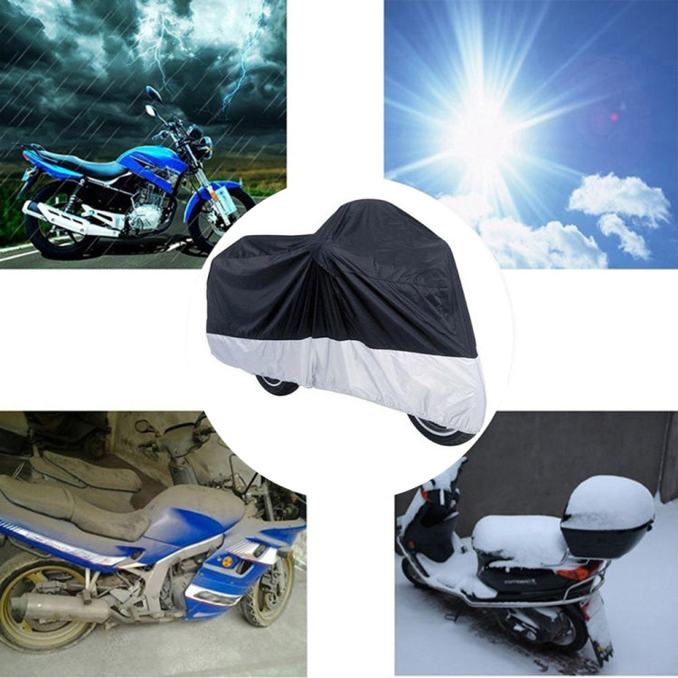 210D Oxford Cloth Motorcycle Electric Car Rainproof Dust-proof Cover, Size: L (Silver) - Raincoat by PMC TechLife | Online Shopping South Africa | PMC TechLife | Buy Now Pay Later Mobicred