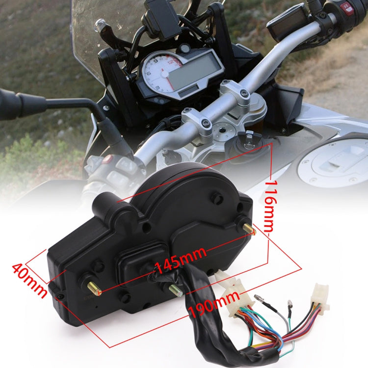 Speedpark Universal Motorcycle Instrument Colorful LED LCD N1-6 Speedometer Odometer Tachometer - free shipping - PMC TechLife - Order now!