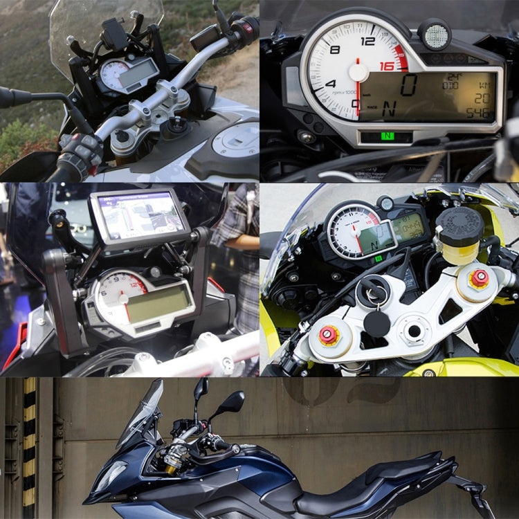 Speedpark Universal Motorcycle Instrument Colorful LED LCD N1-6 Speedometer Odometer Tachometer - free shipping - PMC TechLife - Order now!