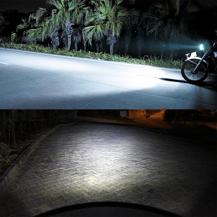 H4 DC12V / 7.4W Motorcycle LED Headlight with 24LEDs SMD-3030 Lamp Beads (Yellow + White) - free shipping - PMC TechLife - Order now!