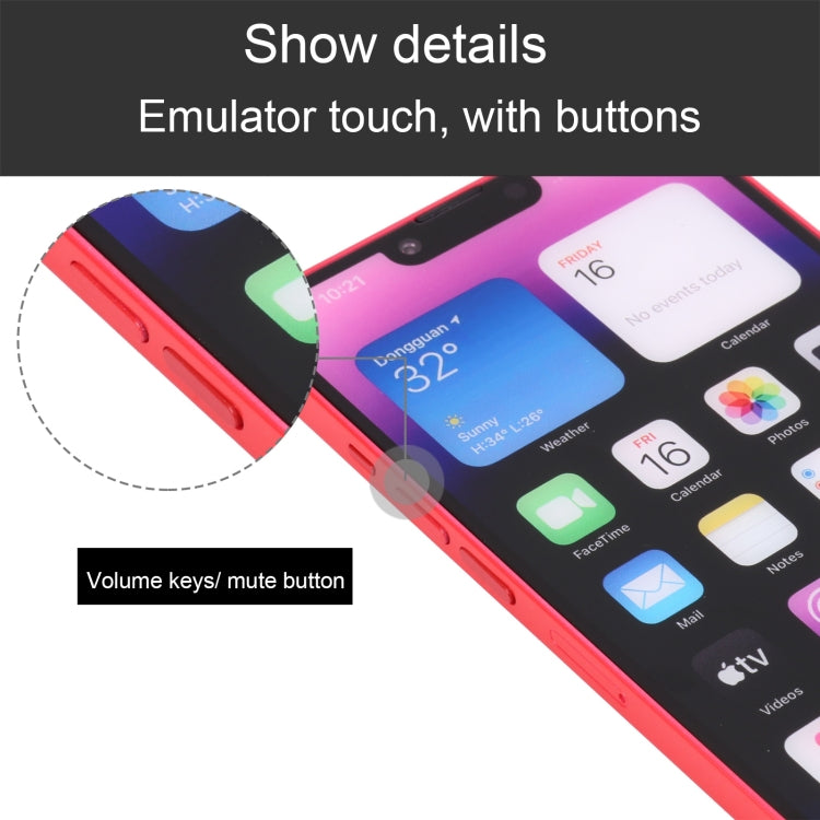 For iPhone 14 Color Screen Non-Working Fake Dummy Display Model(Red) - For iPhone & iPad by PMC TechLife | Online Shopping South Africa | PMC TechLife