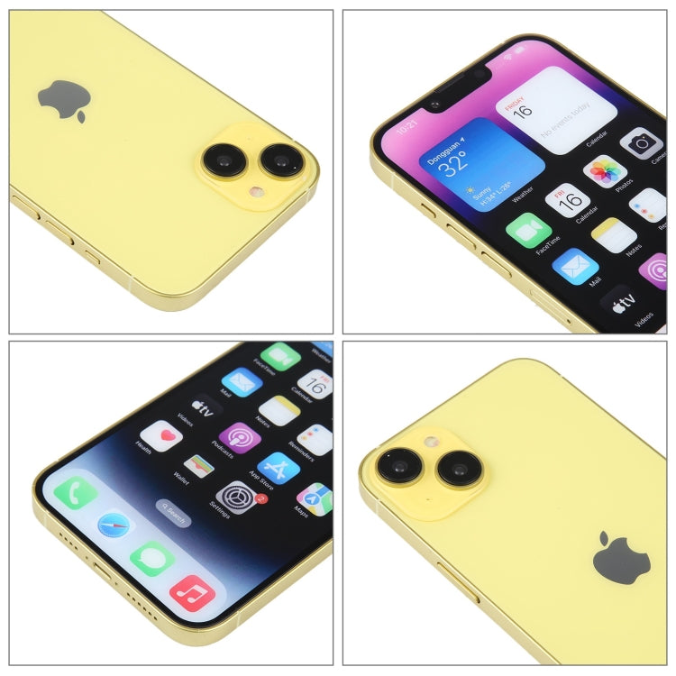 For iPhone 14 Color Screen Non-Working Fake Dummy Display Model(Yellow) - For iPhone & iPad by PMC TechLife | Online Shopping South Africa | PMC TechLife