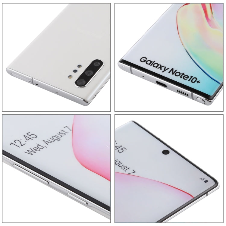 For Galaxy Note 10 + Original Color Screen Non-Working Fake Dummy Display Model (White) - For Galaxy by PMC Jewellery | Online Shopping South Africa | PMC Jewellery | Buy Now Pay Later Mobicred