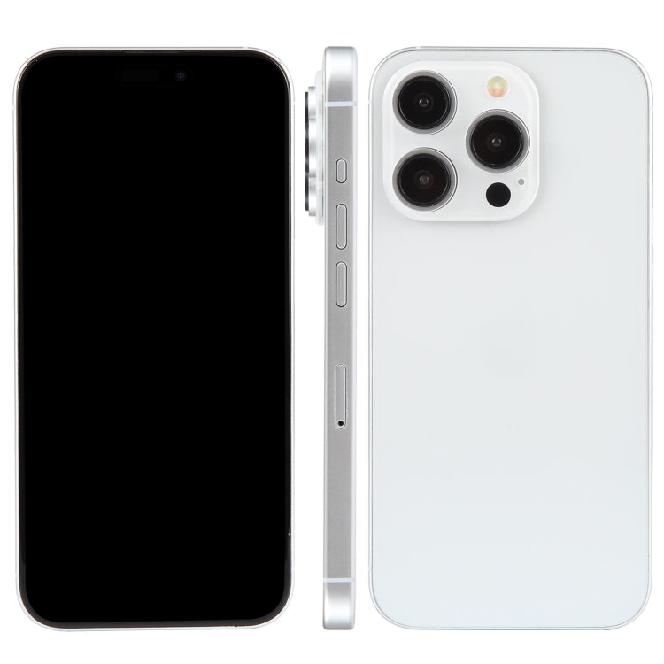 For iPhone 15 Pro Black Screen Non-Working Fake Dummy Display Model (White Titanium) - free shipping - PMC TechLife - Order now!