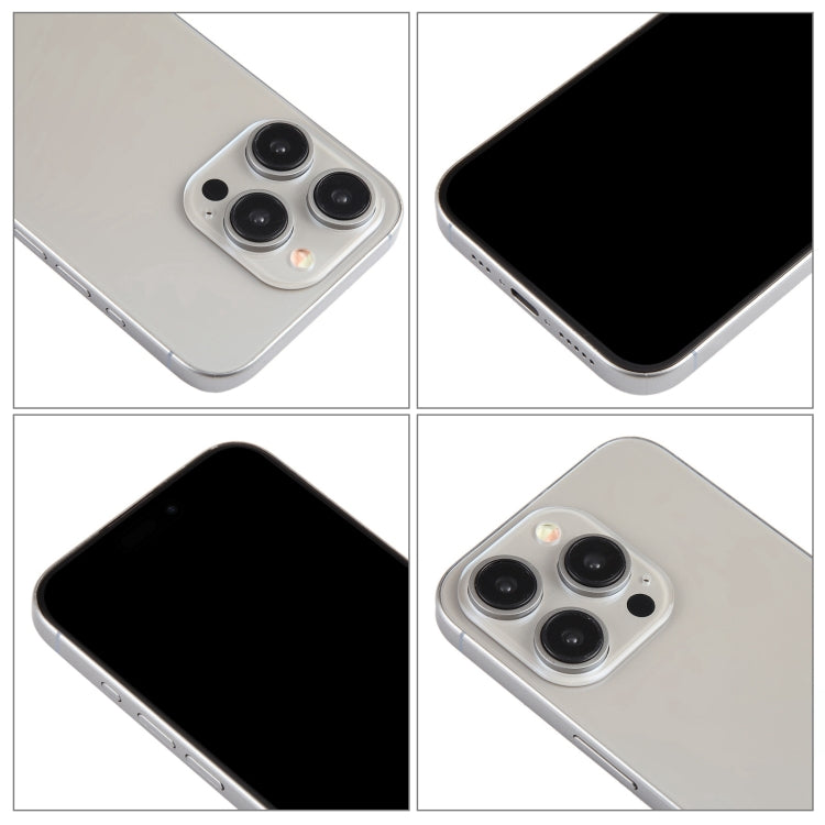 For iPhone 15 Pro Black Screen Non-Working Fake Dummy Display Model (Natural Titanium) - For iPhone & iPad by PMC TechLife | Online Shopping South Africa | PMC TechLife
