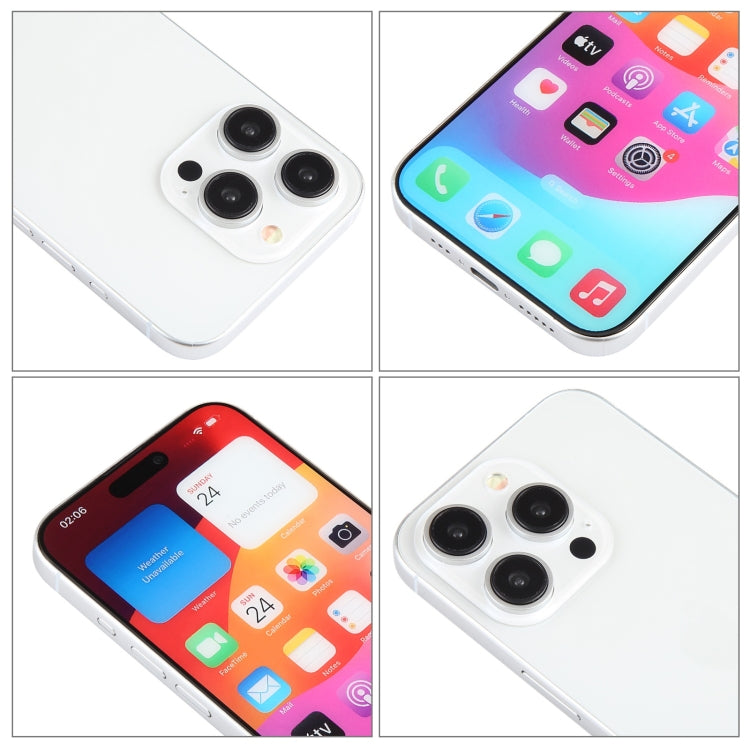 For iPhone 15 Pro Max Color Screen Non-Working Fake Dummy Display Model (White) - For iPhone & iPad by PMC TechLife | Online Shopping South Africa | PMC TechLife