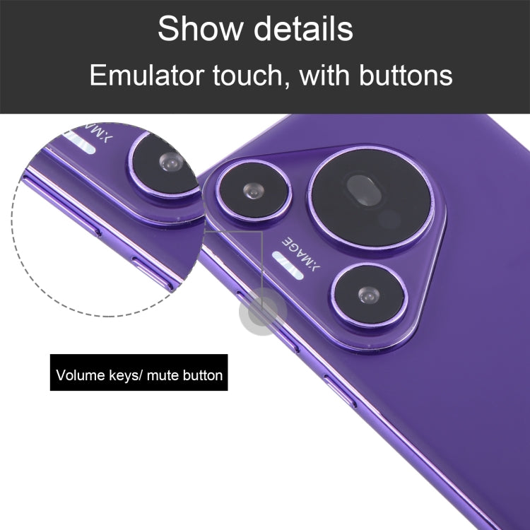 For Huawei Pura 70 Pro Color Screen Non-Working Fake Dummy Display Model (Purple) - For Huawei by PMC Jewellery | Online Shopping South Africa | PMC Jewellery | Buy Now Pay Later Mobicred