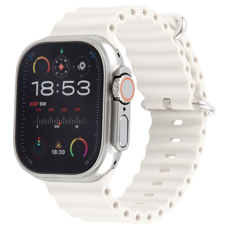 For Apple Watch Ultra 2 49mm Color Screen Non-Working Fake Dummy Display Model (Beige White) - Watch Model by PMC TechLife | Online Shopping South Africa | PMC TechLife | Buy Now Pay Later Mobicred