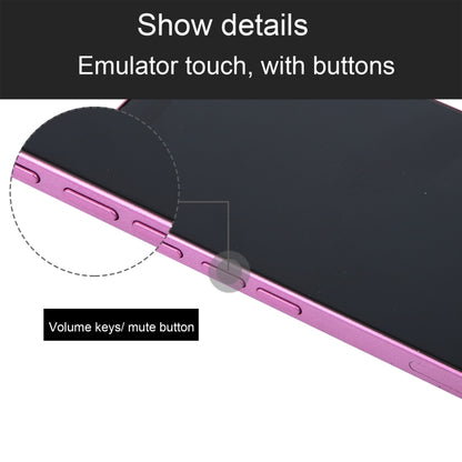 For iPhone 16 Plus Black Screen Non-Working Fake Dummy Display Model (Pink) - For iPhone & iPad by PMC Jewellery | Online Shopping South Africa | PMC Jewellery | Buy Now Pay Later Mobicred