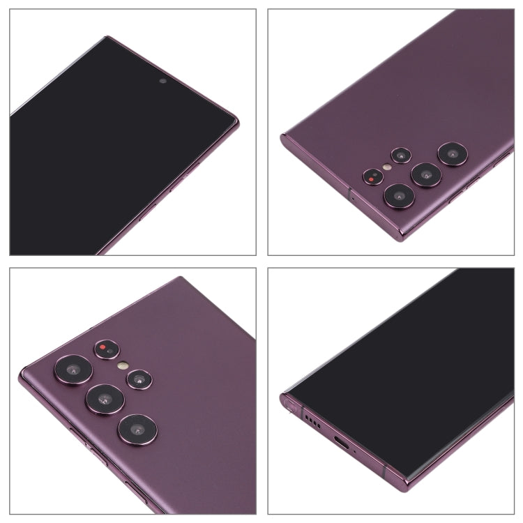 For Samsung Galaxy S22 Ultra 5G Black Screen Non-Working Fake Dummy Display Model (Purple) - For Galaxy by PMC Jewellery | Online Shopping South Africa | PMC Jewellery | Buy Now Pay Later Mobicred