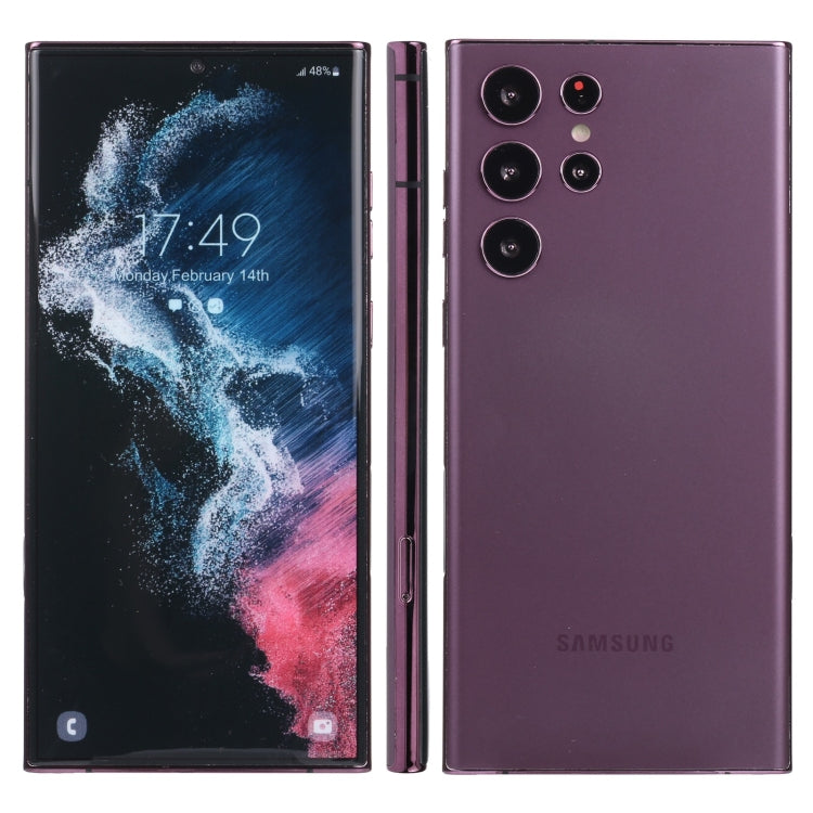 For Samsung Galaxy S22 Ultra 5G Color Screen Non-Working Fake Dummy Display Model(Purple) - For Galaxy by PMC TechLife | Online Shopping South Africa | PMC TechLife