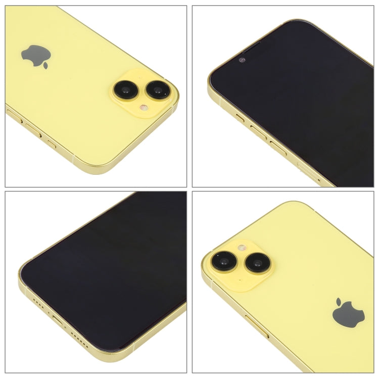 For iPhone 14 Black Screen Non-Working Fake Dummy Display Model(Yellow) - free shipping - PMC Jewellery - Order now!