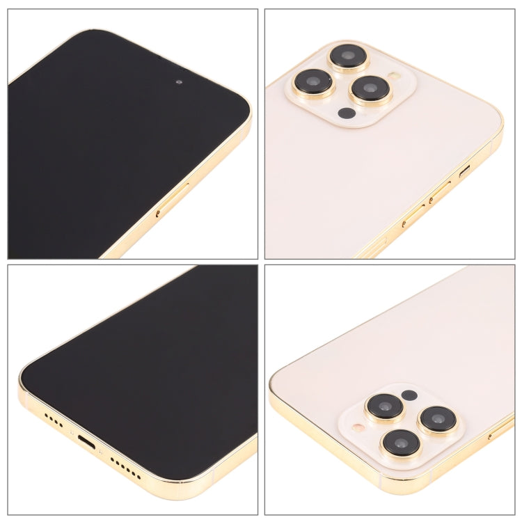 For iPhone 14 Pro Black Screen Non-Working Fake Dummy Display Model (Gold) - For iPhone & iPad by PMC TechLife | Online Shopping South Africa | PMC TechLife