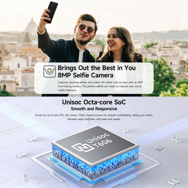 Ulefone Note 20 Pro, 4GB+256GB, Face ID & Side Fingerprint, 6000mAh, 6.75 inch Android 14 Unisoc T606 Octa Core, Network: 4G, Dual SIM, OTG (Satin Black) - Ulefone by Ulefone | Online Shopping South Africa | PMC Jewellery | Buy Now Pay Later Mobicred