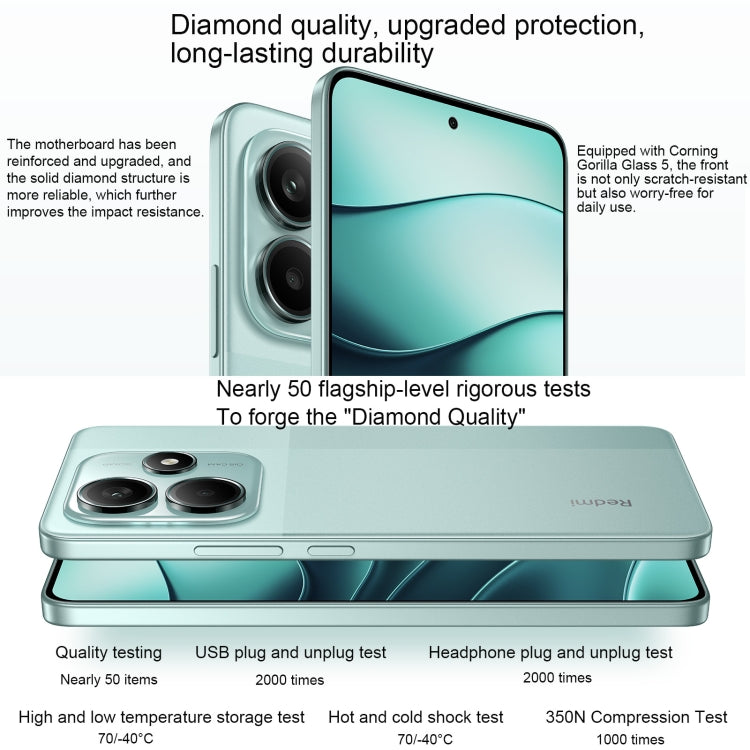 Xiaomi Redmi Note 14 5G, 6GB+128GB, 6.67 inch Xiaomi HyperOS Mediatek Dimensity 7025-Ultra Octa Core, Network: 5G (White) - free shipping - PMC Jewellery - Order now!