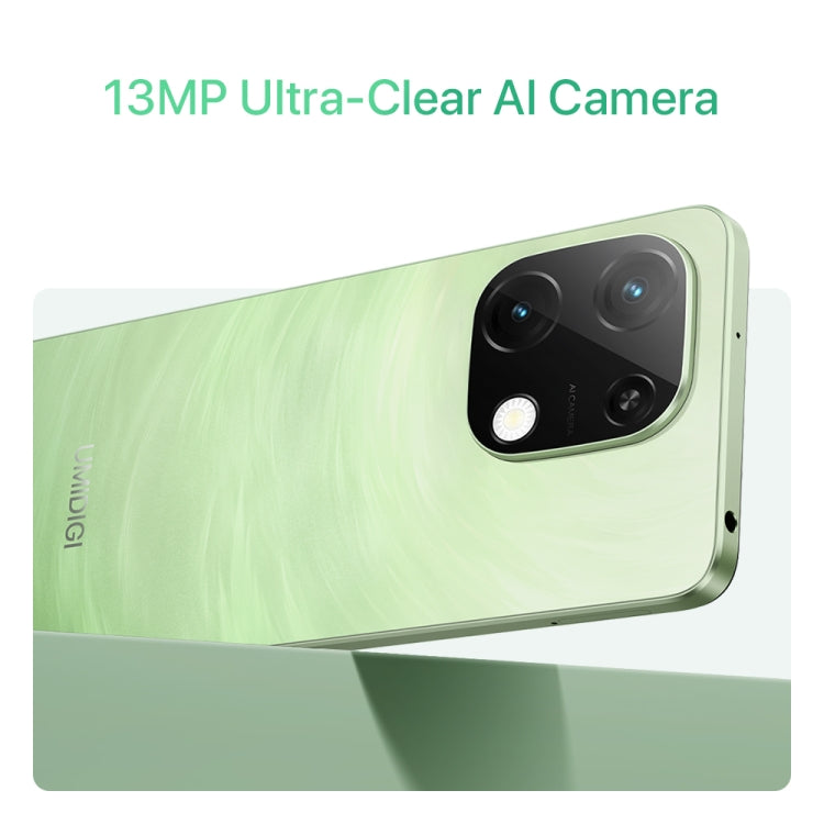 UMIDIGI G9T, 4GB+128GB, Face ID & Side Fingerprint Identification, 6.75 inch Android 14 UNISOC T606 Octa Core, Network: 4G (Green) - UMIDIGI by UMIDIGI | Online Shopping South Africa | PMC Jewellery | Buy Now Pay Later Mobicred